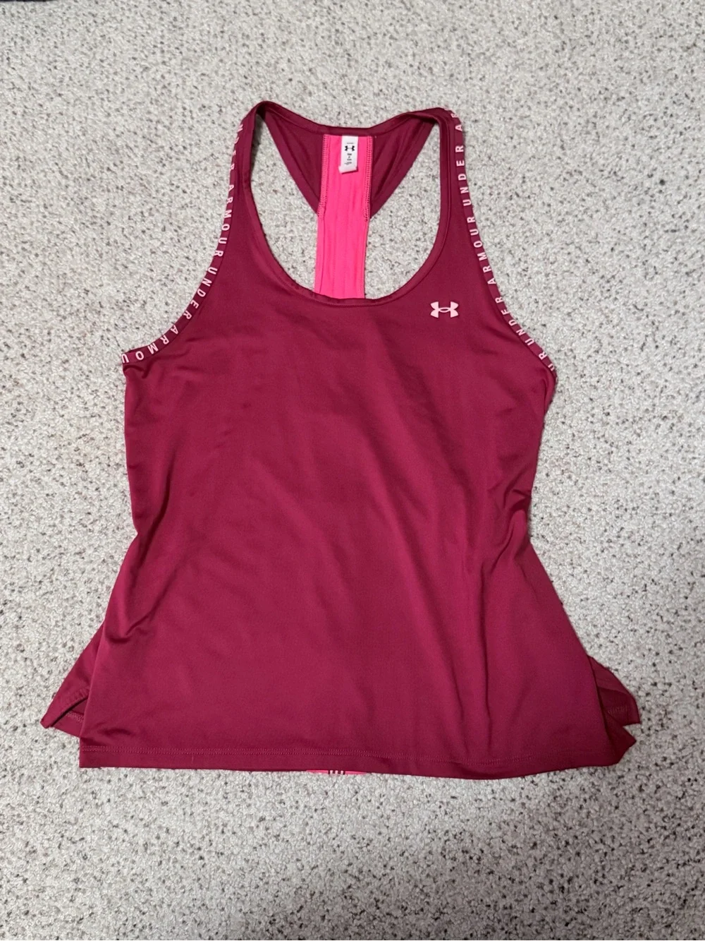 Under Armour Maroon & Pink Matching Set